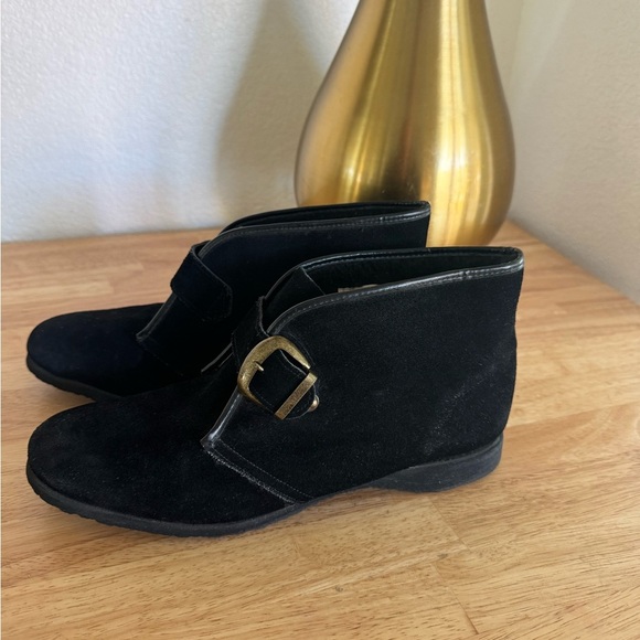 Vintage Aspen After Skiing Womens Suede Ankle Booties Size 8 - Picture 1 of 16
